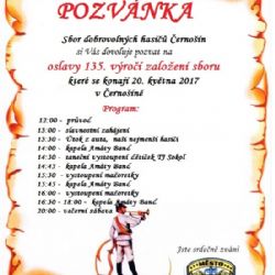 Černošín: Dobráci slaví 135. výročí založení 
