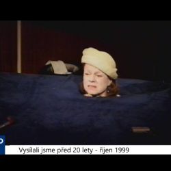 1999 – Cheb: Na přehlídce se představila Iva Janžurová (TV Západ)