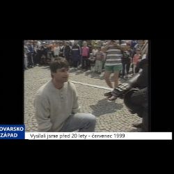 1999 - Cheb: Návštěva Jana Železného (TV Západ)