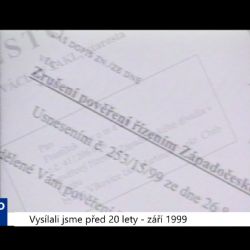 1999 – Cheb: Odvolání ředitele divadla (TV Západ)