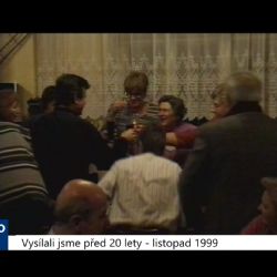 1999 – Cheb: Oslavy 10. výročí sametové revoluce byly zahájeny proslovy a přípitkem (TV Západ)