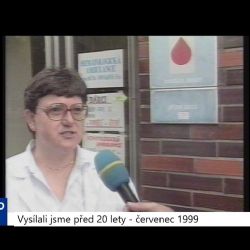 1999 - Cheb: Rekonstrukce transfúzní stanice (TV Západ)