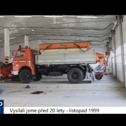 1999 – Cheb: Silničáři získali nový sypač za 4 miliony (TV Západ)