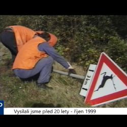 1999 – Cheb: Vandalové ničí dopravní značení (TV Západ)	