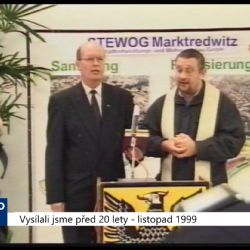 1999 – Marktredwitz: Nová hala nabídne 820 parkovacích míst (TV Západ)