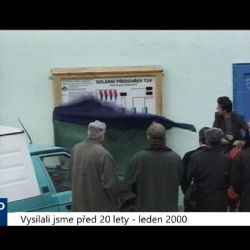 2000 – Cheb: Byl ukončen mezinárodní projekt za 450 milionů (TV Západ)