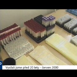 2000 – Cheb: Lékaři z IKEMu zjišťují rizika vzniku cévních onemocnění (TV Západ) 