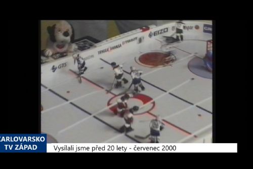 Foto: 2000 – Cheb: Mistrovství ČR v Stiga hokeji zná své vítěze (TV Západ)