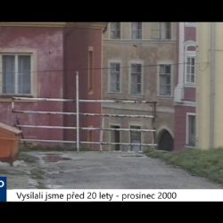 2000 – Cheb: Nová koncepce údržby historického jádra města (TV Západ)