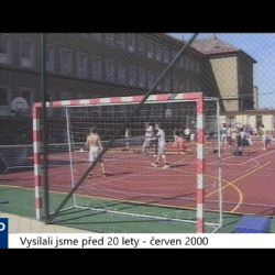 2000 – Cheb: Sportoviště u základních škol se otvírají veřejnosti (TV Západ)