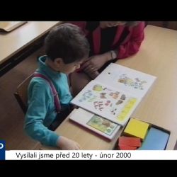 2000 – Cheb: V základních školách proběhly zápisy prvňáčků (TV Západ) 