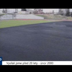 2000 – Cheb: Výstavbu sportovního areálu u 1. ZŠ provází komplikace (TV Západ)