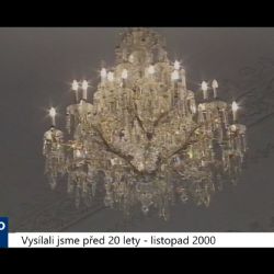 2000 – Kynžvart: Rekonstrukce zámku vyšla na 80 milionů (TV Západ)