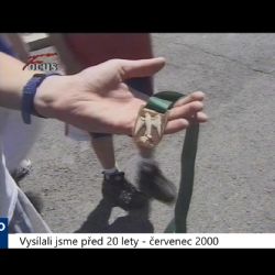 2000 – Sokolov: Do města dorazili účastníci běhu Míru (TV Západ)