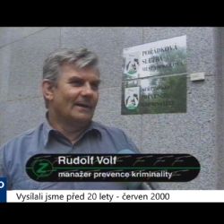 2000 – Sokolov: Město získalo 2 miliony na prevenci kriminality (TV Západ)