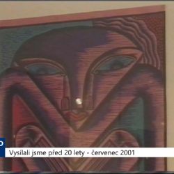 2001 – Cheb: Galerii Růžový kopeček zdobí Valouškovy linoryty (TV Západ)