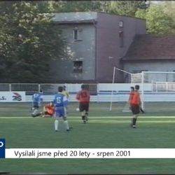 2001 – Cheb: Hráči Unionu zvítězili nad Sokolem Blovice 7:0 (TV Západ)
