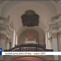 2001 – Cheb: Kostel sv. Kláry projde rozsáhlou rekonstrukcí (TV Západ)