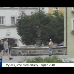 2001 – Cheb: Město chystá opravy dvou kašen (TV Západ)