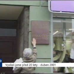 2001 – Cheb: Odhalení pamětní desky spisovatele Luďka Šneppa (TV Západ)