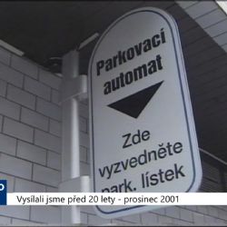 2001 – Cheb: Parkovací automat se vrátí do centra (TV Západ)