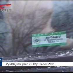 2001 – Cheb: Registrace autorádií má odradit zloděje (TV Západ)