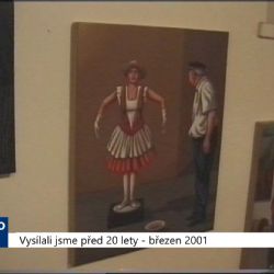 2001 – Cheb: V galerii U Kamene vystavuje Jan Šafránek (TV Západ)