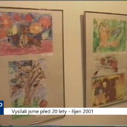 2001 – Cheb: V Galerii výtvarného umění jsou k vidění dětské kresby (TV Západ)