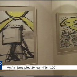 2001 – Cheb: V GVU vystavuje Richard Konvička (TV Západ)