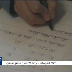 2001 – Cheb: Vysokoškoláci ZČU doučují malé školáky (TV Západ)