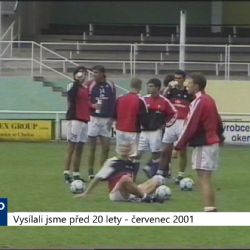2001 – Františkovy Lázně: Slávisté trénují na novou sezónu (TV Západ)