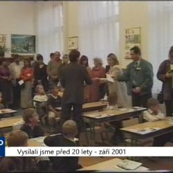 2001 – Sokolov: Akce Brašna pro prvňáčka se letos koná potřetí (TV Západ)
