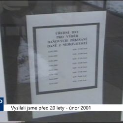 2001 – Sokolov: Celkový výběr daní je nižší (TV Západ)