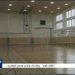2001 – Sokolov: Gymnazisté mají novou sportovní halu (TV Západ)