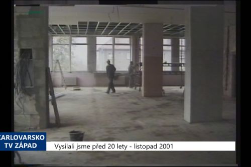 Foto: 2001 – Sokolov: Opravy Alfy finišují, okolo areálu vznikne plot (TV Západ)