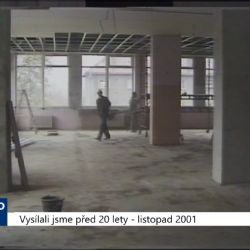 2001 – Sokolov: Opravy Alfy finišují, okolo areálu vznikne plot (TV Západ)