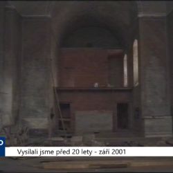 2001 – Sokolov: Rekonstrukce kapucínského kláštera se prodraží (TV Západ)
