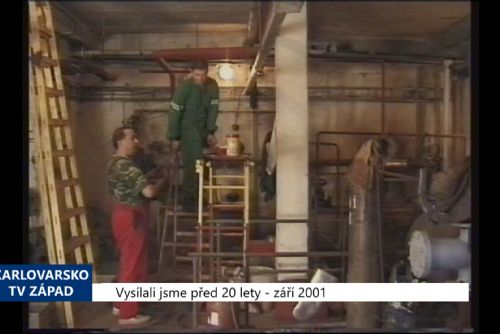 Foto: 2001 – Sokolov: Žáky ve školách vystřídali stavebníci (TV Západ)