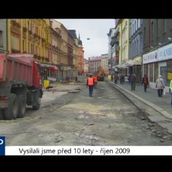 2009 – Cheb: Druhou část pěší zóny zakončí Brána času (3856) (TV Západ)	