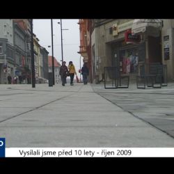 2009 – Cheb: Povrch pěší zóny se bude čistit podle manuálu (3877) (TV Západ)		
