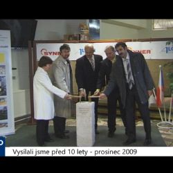 2009 - Sokolov: Základní kámen IŠSTE byl položen (3931) (TV Západ)