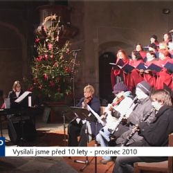 2010 – Cheb: Adventní koncerty proběhly ve Františkánském kostele (4253) (TV Západ)