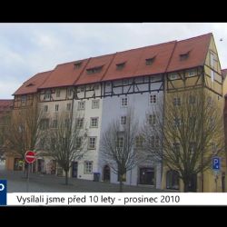 2010 – Cheb: Pravá část Špalíčku dostala nový kabát (4228) (TV Západ)