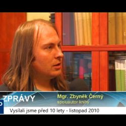2010 – Cheb: Publikace přináší nová fakta o pěší zóně (4219) (TV Západ)