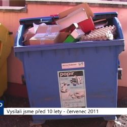 2011 – Cheb: Město hledá lepší systém svozu odpadků (4407) (TV Západ)