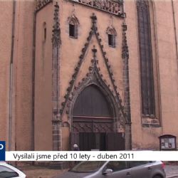 2011 – Cheb: Vznikl projekt na opravu kostela sv. Mikuláše (4329) (TV Západ)