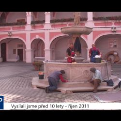 2011 – Sokolov: Kašna s Neptuny dostane olověnou vanu (4489) (TV Západ)