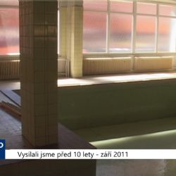 2011 – Sokolov: Renovace školního bazénu začala (4467) (TV Západ)