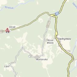 Abertamy, Jáchymov: Dva padlé stromy přes vozovku