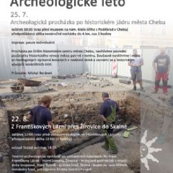 Archeologické léto s Muzeem Cheb